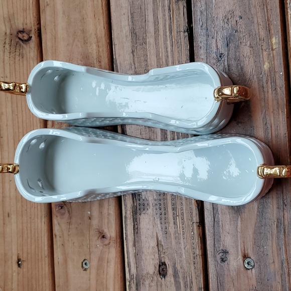 2 porcelain treasure flatware holders - Picture 2 of 16